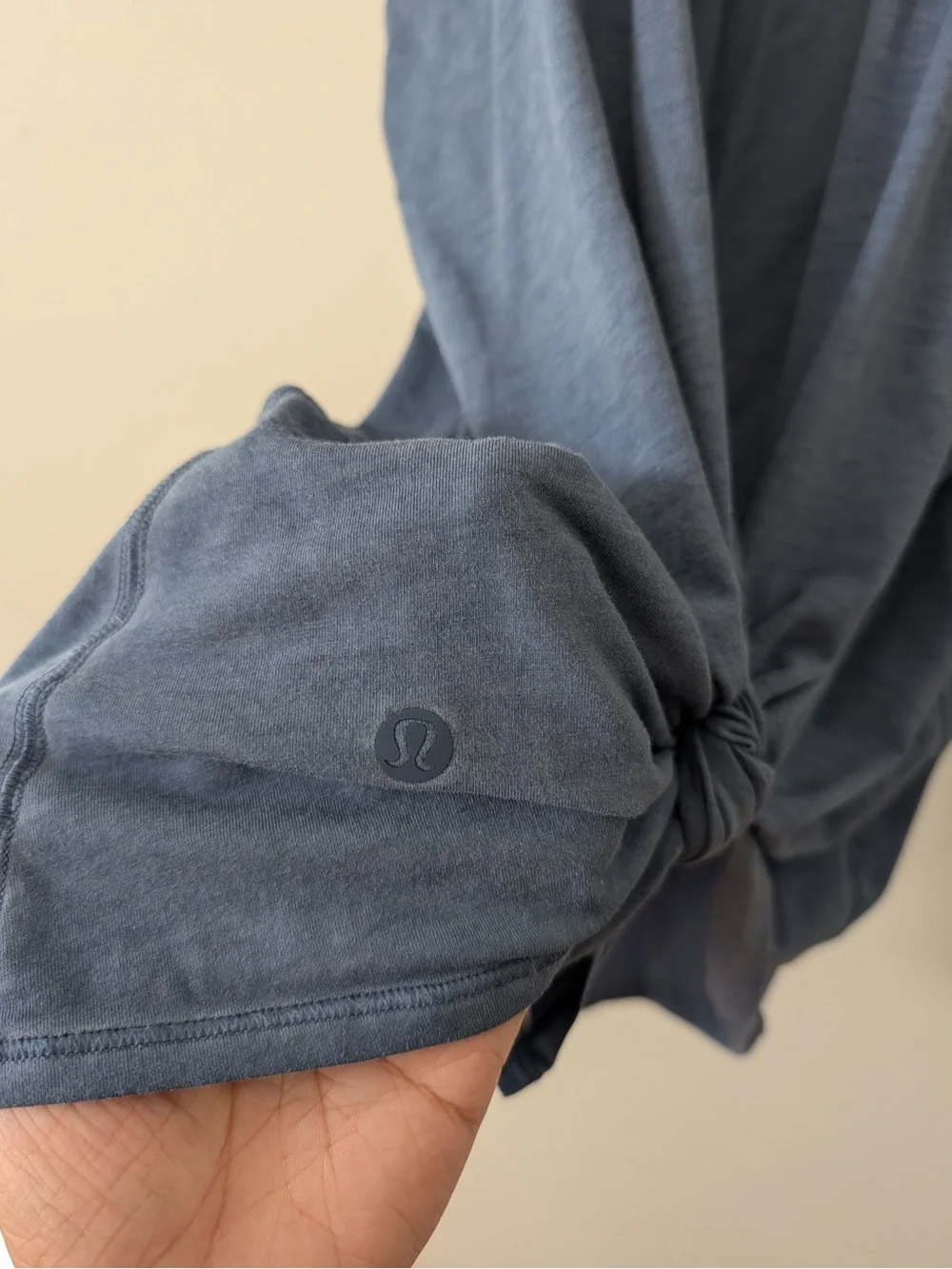 lululemon athletica sleeveless tank in slate gray-blue